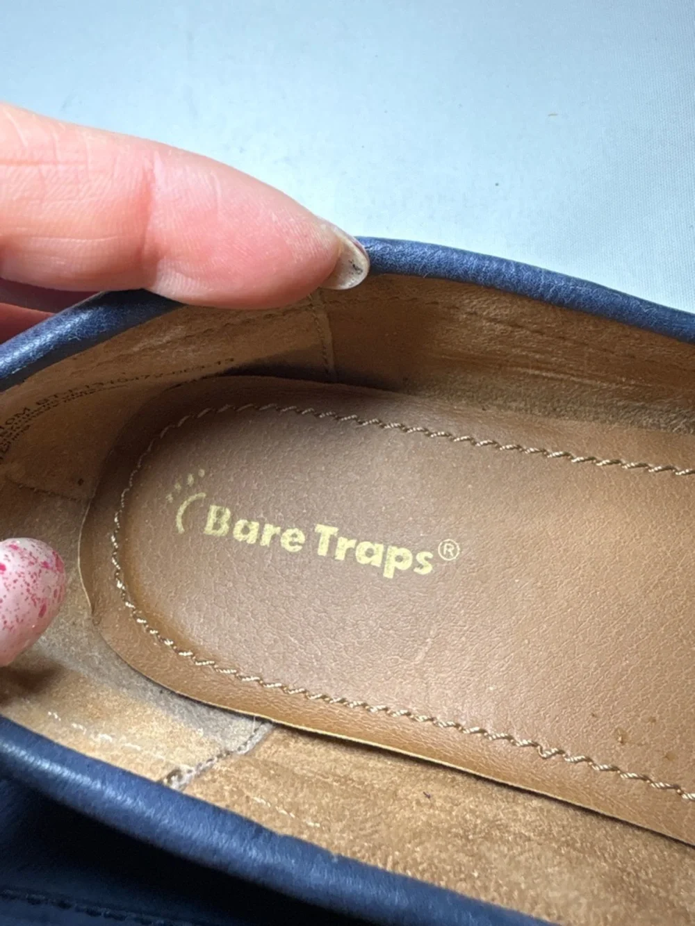 BARE TRAPS Kieran‎ Women's Black Leather Driving Loafers Size 10